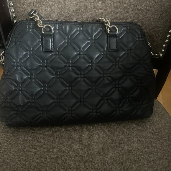 Kate Spade Black Astor Court Rachelle Quilted Leather Satchel Crossbody Bag - Picture 5 of 13